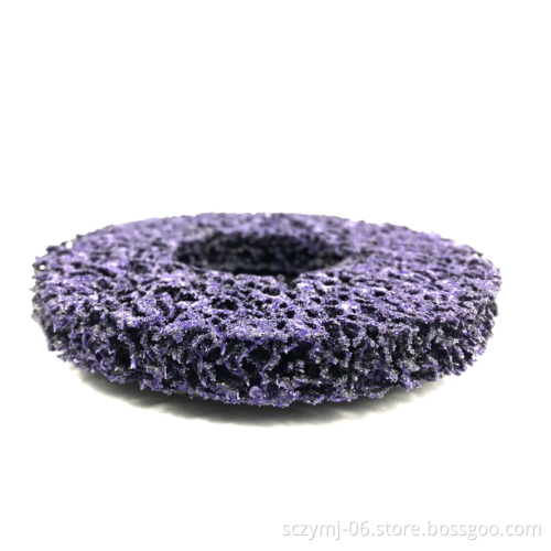 ZY Abrasive Poly Strip Wheels: Effective Tools for Paint and Rust Removal, Ideal for Auto Detailing and Use with Angle Grinders